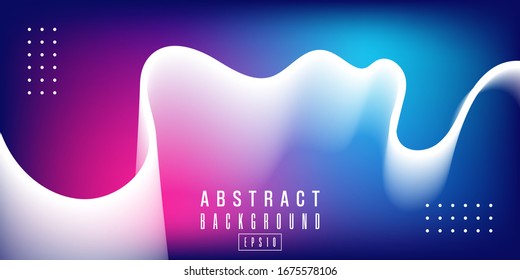 Abstract background website Landing Page. Template for websites, or apps. Modern design. Abstract vector style. line and particles. Curved wavy line, smooth stripe Vector - Vector Illustration