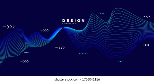 Abstract background website Landing Page. Template for websites, or apps. Modern design. Abstract vector style. line and particles. Illustration suitable for design - Vector Illustration - Vector