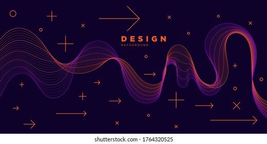 Abstract background website Landing Page  Template for websites  apps  Modern design  Abstract vector style  line   particles  Illustration suitable for design    Vector Illustration    Vector