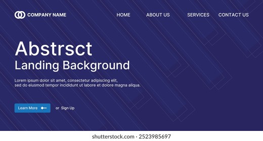 Abstract background website Landing Page.