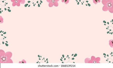 Abstract Background. Wedding invitation card template set with watercolor and floral decoration. Flowers background for save the date, greeting, poster, and cover design