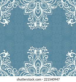 Abstract background, wedding invitation or greeting card design with lace pattern, beautiful luxury postcard, ornate page cover, ornamental vector illustration