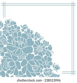 Abstract background, wedding invitation or greeting card design with lace pattern, beautiful luxury postcard, ornate page cover, ornamental vector illustration