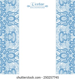 Abstract background, wedding invitation or greeting card design with lace pattern, beautiful luxury postcard, ornate page cover, ornamental vector illustration