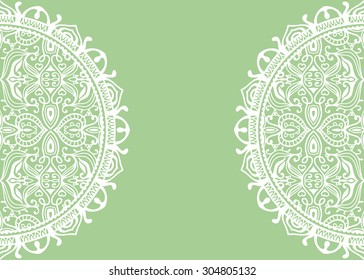 Abstract background, wedding invitation or greeting card design with lace pattern, beautiful luxury postcard, ornate page cover, ornamental vector illustration