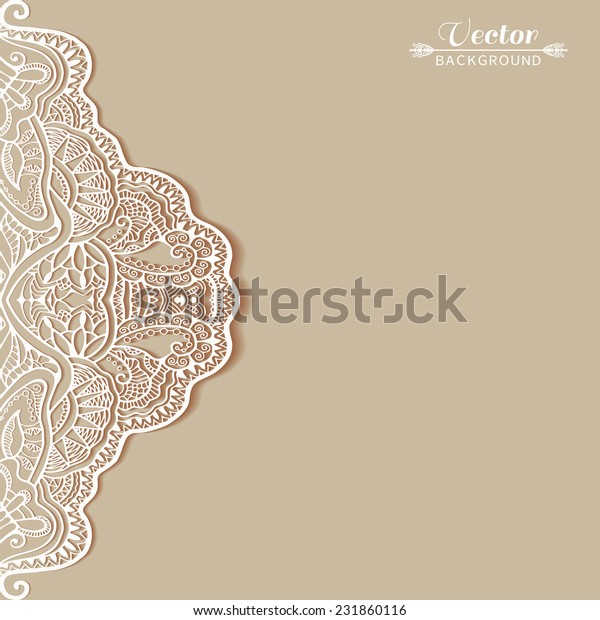Abstract Background Wedding Invitation Greeting Card Stock Vector