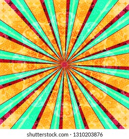 Abstract background. Well suited for cover and fabric. Retro style colorful light evenly diffuses behind. Vector illustration for design. EPS 10