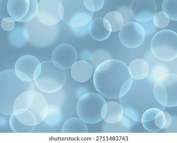 An abstract background where sparkling, beautiful balls of light shimmer like bubbles