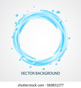 abstract background. whirlpool. round frame