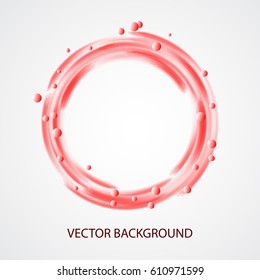 abstract background. whirlpool. round frame