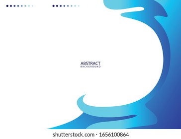 Abstract background in white and blue