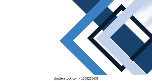 Abstract background white and blue decoration for presentation design