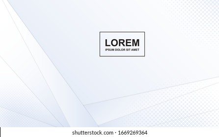 Abstract background with white and blue gradient