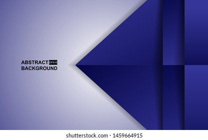 Abstract background white and blue paper shapes vector design. Modern cover template for use element banner, poster, card, web, advertising, corporate, brochure, flyer, presentation, layer on space