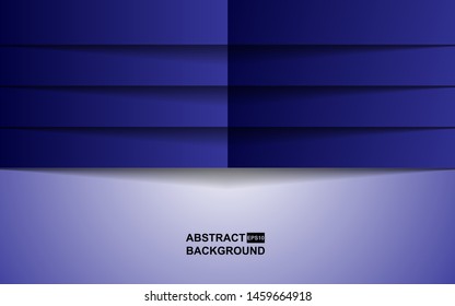 Abstract background white and blue paper shapes vector design. Modern cover template for use element banner, poster, card, web, advertising, corporate, brochure, flyer, presentation, layer on space