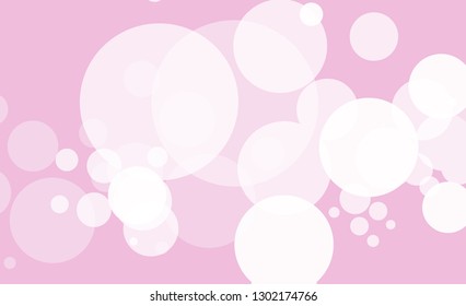 Abstract background with white bokeh effect. Template of lights for greeting, invitation card, banner and poster to celebrate on holiday season in vector illustration