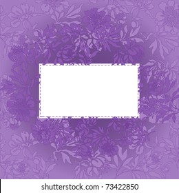 abstract background with a white card in a beautiful purple color
