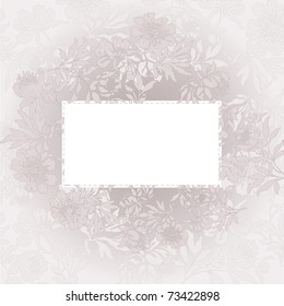 abstract background with a white card in a beautiful beige color