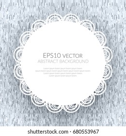 Abstract background with a white circle in the Center. The texture of the geometric shapes.