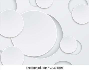abstract background white circle design