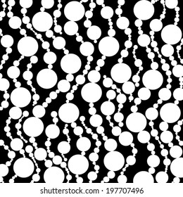Abstract background with white circles 