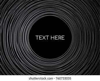 Abstract background with white circles lines round and empty space for your text. For vector background, banner, design element.