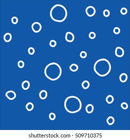 Abstract background with white circles
Vector fabric circles abstract pattern background.