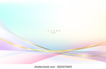 Abstract background white colorful poster beauty with VIP luxury dynamic.