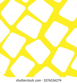 abstract background of white elements on a yellow background.