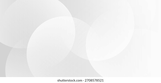 Fondo Abstractas, círculos brillantes blancos con luz degradada suave.