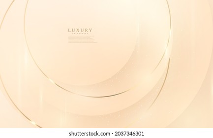 Abstract background white gold poster beauty with VIP luxury dynamic.