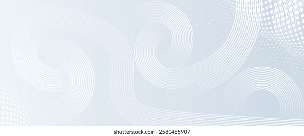 abstract background, white background abstract white gradient color background with curve and swirl lines 