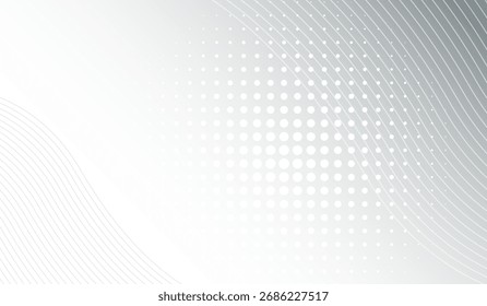 Fondo abstracto blanco Ilustración vectorial moderna