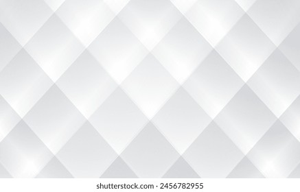 Abstract background of white gradient squares. White futuristic square background can be used in cover design, book design, poster, cd cover, flyer, website background or advertisement. Vector EPS10.