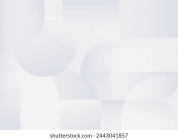 Abstract background with white and gray circles. 
