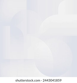 Abstract background with white and gray circles. 