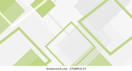 Fondo Abstractas con estilo blanco y gris y geométrico con líneas y esquinas simples, polígonos con líneas simples y Vector verde 10.