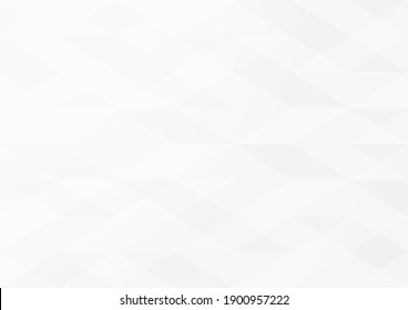 Abstract background in white and gray gradient color. White background texture with geometric pattern for cover design, book design, poster, flyer, website backgrounds. Vector Illustration.