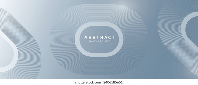 Abstract background with white gray gradient lines and white composition, modern template for website, banner art, poster design, vector