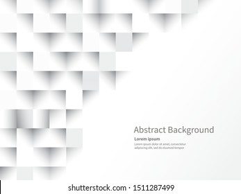 Abstract background with white and gray square shapes.
Vector illustration - Vector