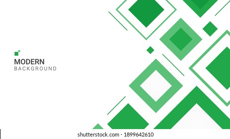 Abstract Background With White and Green Colour. Good used for Banner, Feed, Flyer, Poster, Wallpaper, Landing Page, and etc  - EPS 10 Vector