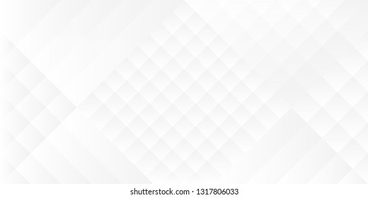 Abstract background with white and Grey shapes. 3d Vector Illustration