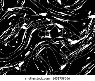abstract background with white ink splash vector in black background.eps10