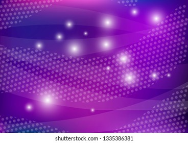 Abstract background with white lights