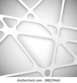 Abstract background white net, vector