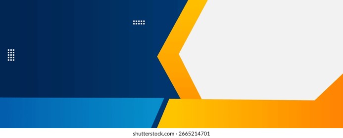 Abstract background white white orange and blue color