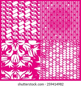 Abstract background. White and pink 
