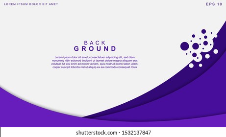 Abstract background white and purple with white space for text. Vector illustration. EPS 10
