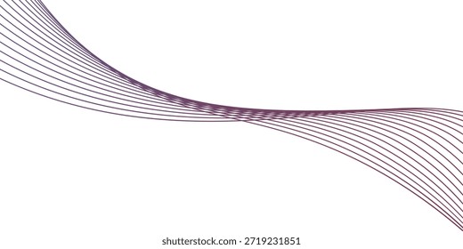 Abstract background white with red and blue curve line design