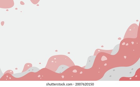 Abstract Background with White and Red Color